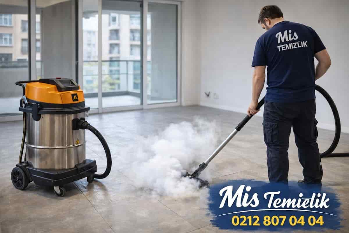 Arnavutk&ouml;y inşaat sonrası temizlik ve buharlı dezenfeksiyon işlemleri.
